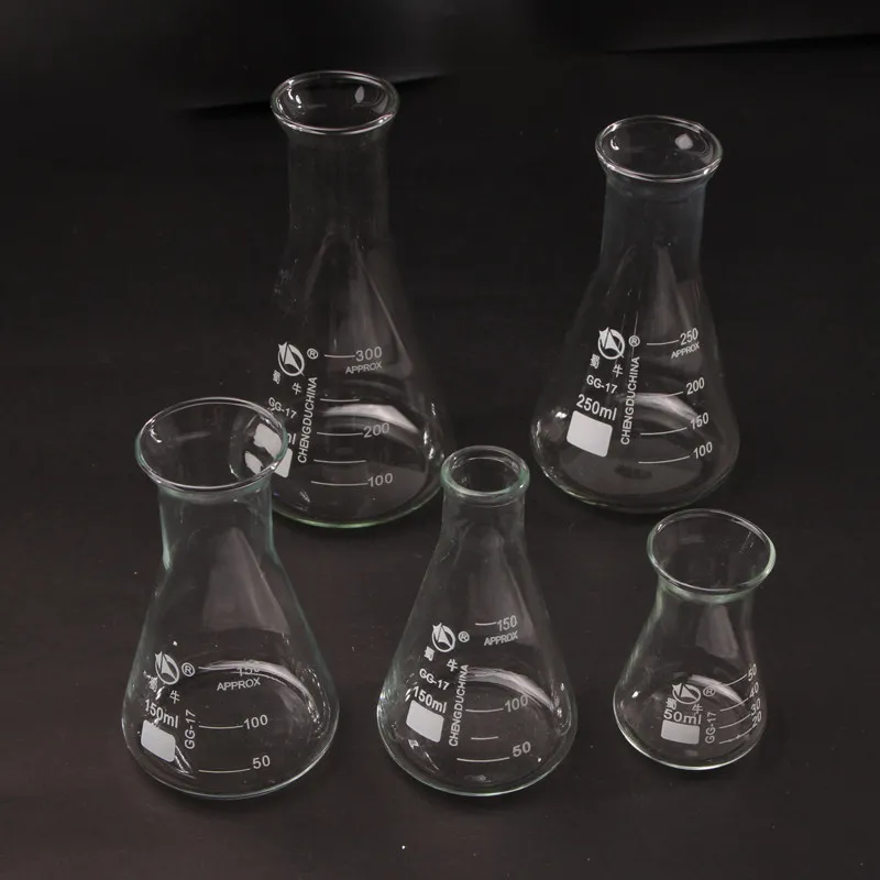 Glass Conical Erlenmeyer Flask 50ml 100ml 150ml 250ml 500ml 1000ml Narrow Wide Mouth Triangular Flask Lab Glassware
Glass Conical Erlenmeyer Flask 50ml 100ml 150ml 250ml 500ml 1000ml Narrow Wide Mouth Triangular Flask Lab Glassware