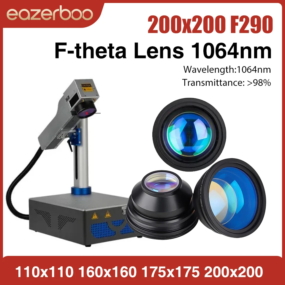 Линза F-theta Scan Lens eazerboo для лазерных маркировочных машин 1064 нм (YAG), 220x220, F330, 500x500, F650
Линза F-theta Scan Lens eazerboo для лазерных маркировочных машин 1064 нм (YAG), 220x220, F330, 500x500, F650
