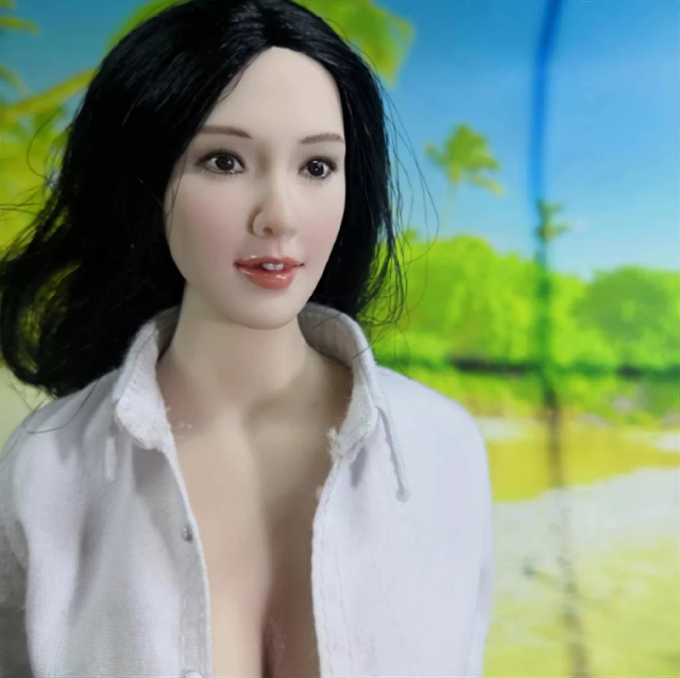 1/6 Scale head Sculpt Asia singer Female Beauty Expression Fit 12'' Tbleague Phicen Action Figure Body customize
1/6 Scale head Sculpt Asia singer Female Beauty Expression Fit 12'' Tbleague Phicen Action Figure Body customize