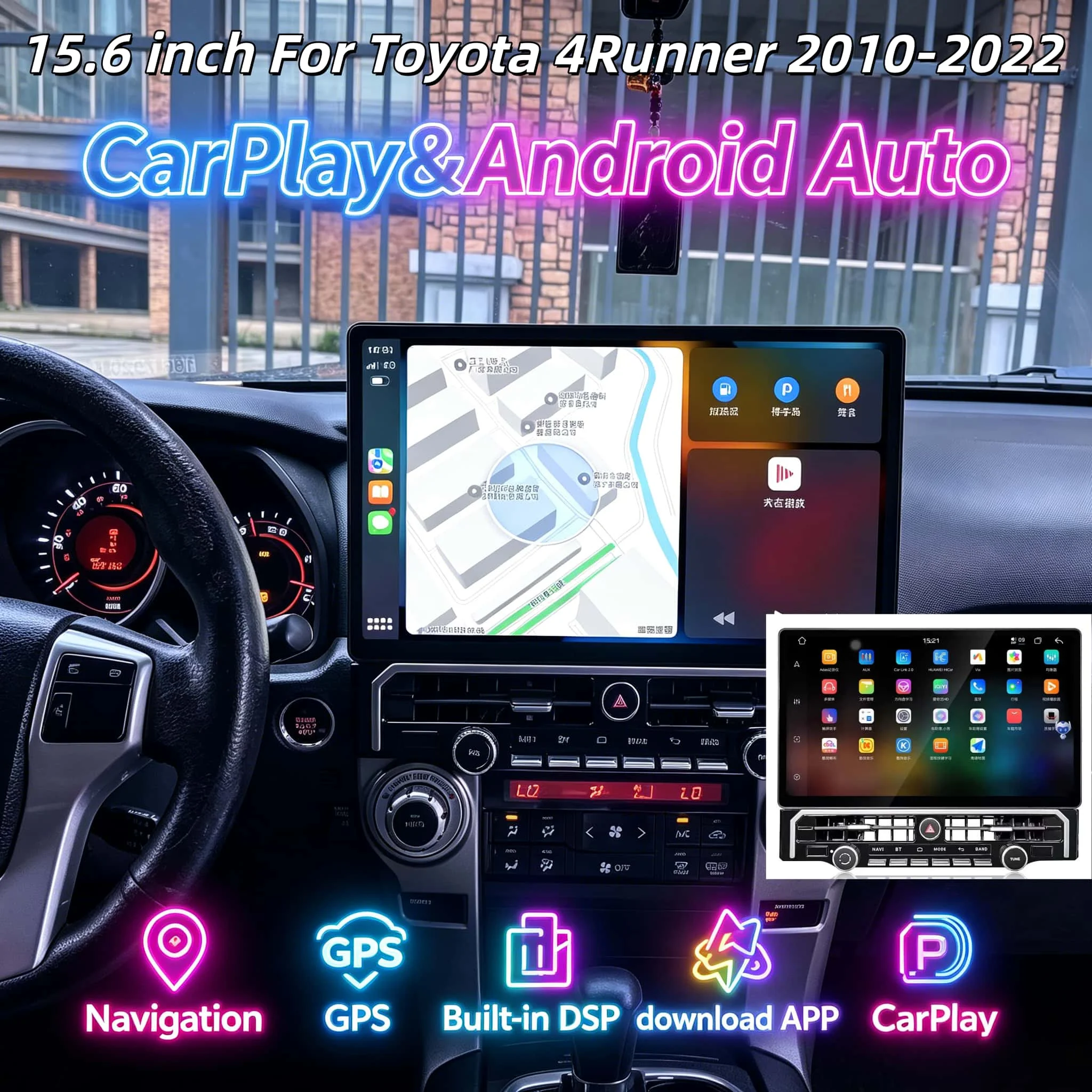 H Multimedia Car Radio For Toyota 4 Runner 4runner 2010-2022 Android Stereo Navi GPS Split Screen Audio Wireless CarPlay Player
H Multimedia Car Radio For Toyota 4 Runner 4runner 2010-2022 Android Stereo Navi GPS Split Screen Audio Wireless CarPlay Player