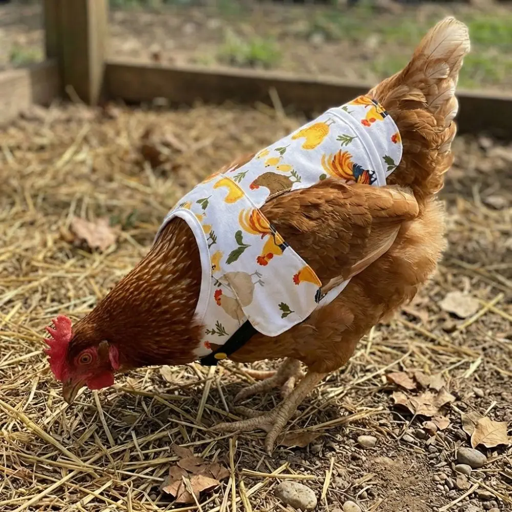 Practical Elastic Chicken Saddle Waterproof Breathable Hen Apron Feather Protector Soft Chicken Dress Pet Clothes
Practical Elastic Chicken Saddle Waterproof Breathable Hen Apron Feather Protector Soft Chicken Dress Pet Clothes