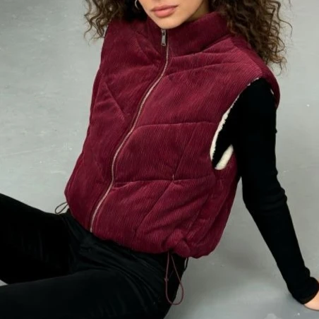 2026 Autumn and Winter New Women's Down Cotton Vest Windproof Standing Collar Vest
2026 Autumn and Winter New Women's Down Cotton Vest Windproof Standing Collar Vest