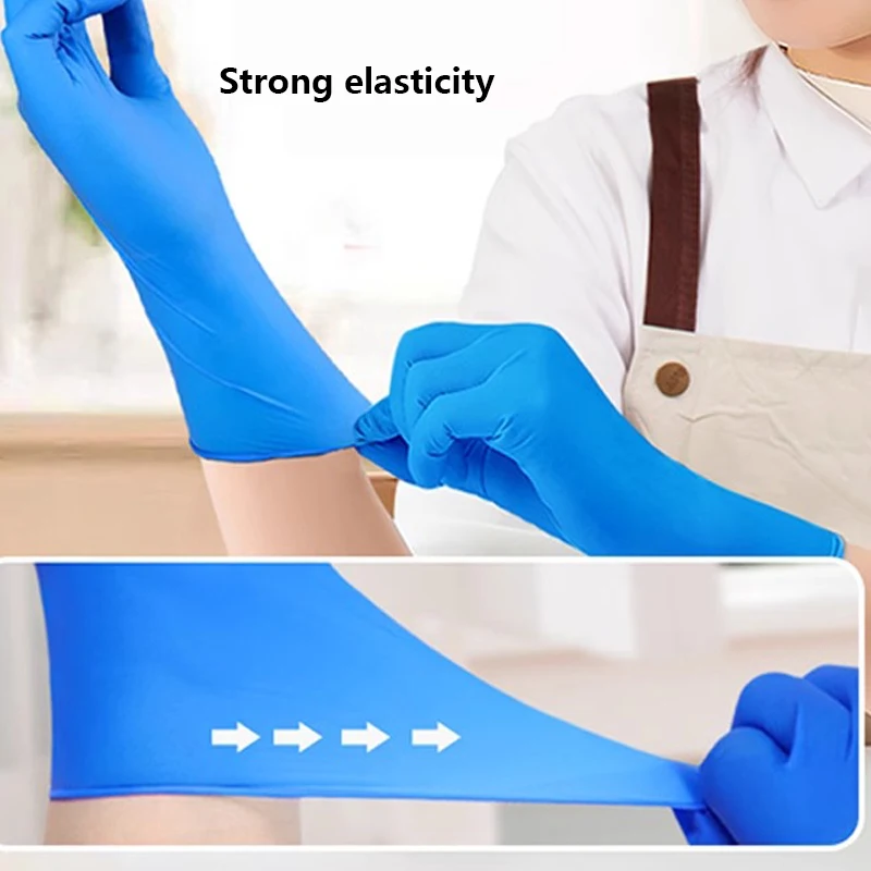 50/100pcs disposable nitrile gloves, rubber durable, food kitchen waterproof, catering and housework gloves
50/100pcs disposable nitrile gloves, rubber durable, food kitchen waterproof, catering and housework gloves