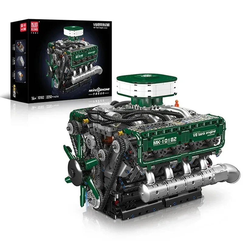 2250PCS V8 Tank Engine Building Blocks Toys Sets Motorized Simulation Model DIY Assembly Bricks Kids Adult Educational Toys
2250PCS V8 Tank Engine Building Blocks Toys Sets Motorized Simulation Model DIY Assembly Bricks Kids Adult Educational Toys