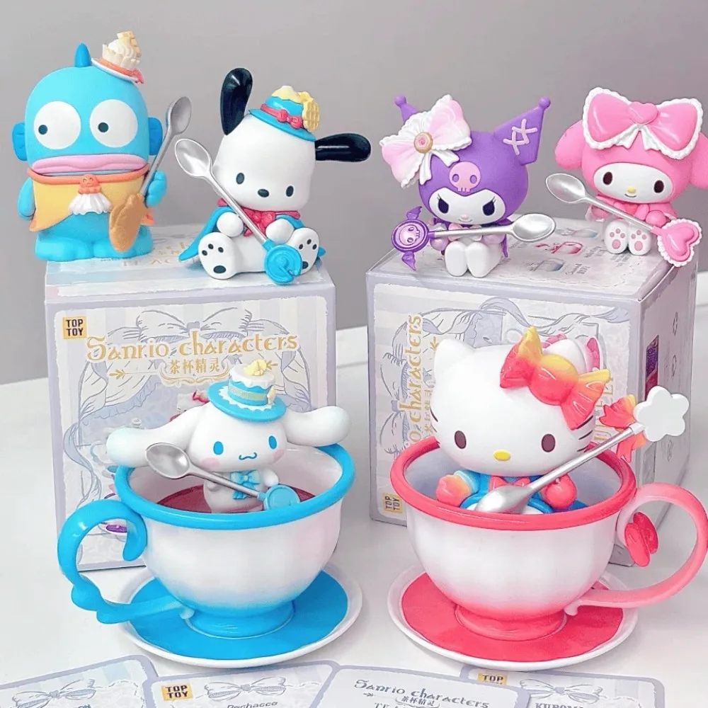 Genuine Sanrio Characters Teacups Fairy Series Blind Box Kawaii Hello Kitty Kuromi My Melody Pachacco Cinnamoroll Hangyodon Toys
Genuine Sanrio Characters Teacups Fairy Series Blind Box Kawaii Hello Kitty Kuromi My Melody Pachacco Cinnamoroll Hangyodon Toys