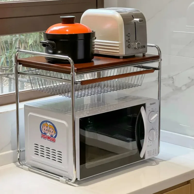 Стеллаж для хранения микроволновой печи с ящиками, деревянный металлический органайзер для хранения, полка, кухонная приправа, держатель для плиты в средневековом стиле
Стеллаж для хранения микроволновой печи с ящиками, деревянный металлический органайзер для хранения, полка, кухонная приправа, держатель для плиты в средневековом стиле