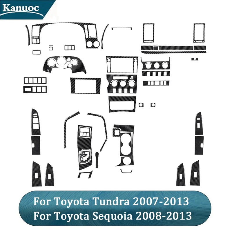 For Toyota Tundra 2007-2013 Car Interior Decorative Accessories For Toyota Sequoia 2008-2013 Carbon Fiber Black Stickers
For Toyota Tundra 2007-2013 Car Interior Decorative Accessories For Toyota Sequoia 2008-2013 Carbon Fiber Black Stickers