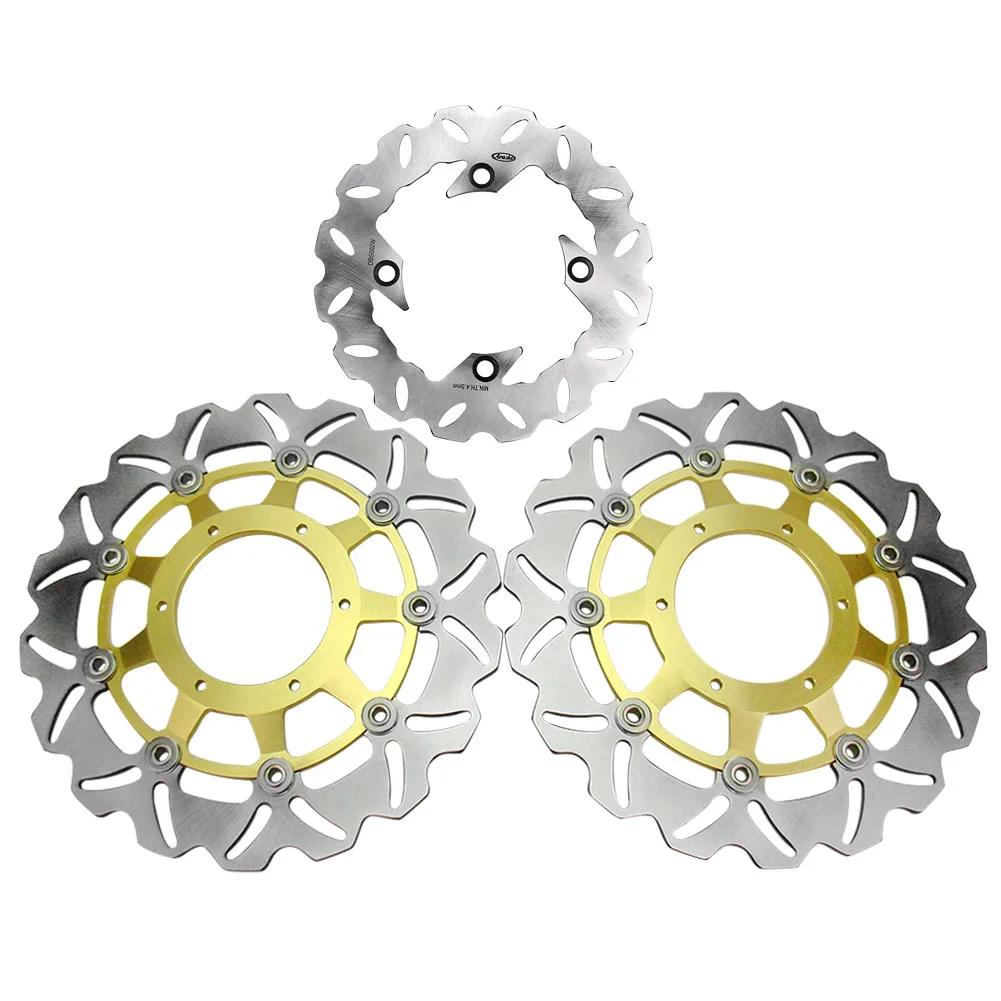 3pcs Motorcycle Front Rear Brake Disc Rator Stainless Steel for Honda CBR600F CBR600F SPORT 2001 2002 2003 2004 2005 2006 2007
3pcs Motorcycle Front Rear Brake Disc Rator Stainless Steel for Honda CBR600F CBR600F SPORT 2001 2002 2003 2004 2005 2006 2007