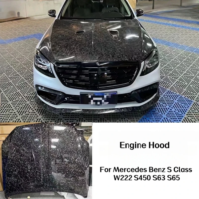 Forged Carbon Fiber FRP Primer Front Engine Hood Bonnet Vent Cover For Mercedes Benz S Class W222 S450 S63 S65 Upgrade Refits
Forged Carbon Fiber FRP Primer Front Engine Hood Bonnet Vent Cover For Mercedes Benz S Class W222 S450 S63 S65 Upgrade Refits