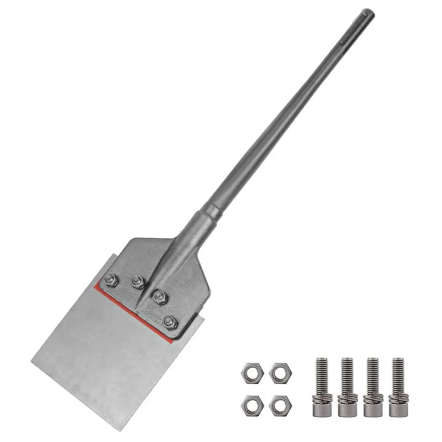 Shank 6 Inch Floor Scraper Chisel Bit 6 Wide Blade Scraper 25 Long Alloy Steel Jack Hammer Drill Bit Removal Tools for Tile Wall
Shank 6 Inch Floor Scraper Chisel Bit 6 Wide Blade Scraper 25 Long Alloy Steel Jack Hammer Drill Bit Removal Tools for Tile Wall