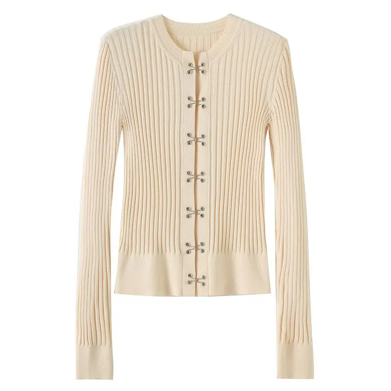 Slimming Effect Knitted Open Cardigan Short Style Long Sleeve round Neck Women's Outerwear Thin Coat European Style Regular Fit
Slimming Effect Knitted Open Cardigan Short Style Long Sleeve round Neck Women's Outerwear Thin Coat European Style Regular Fit