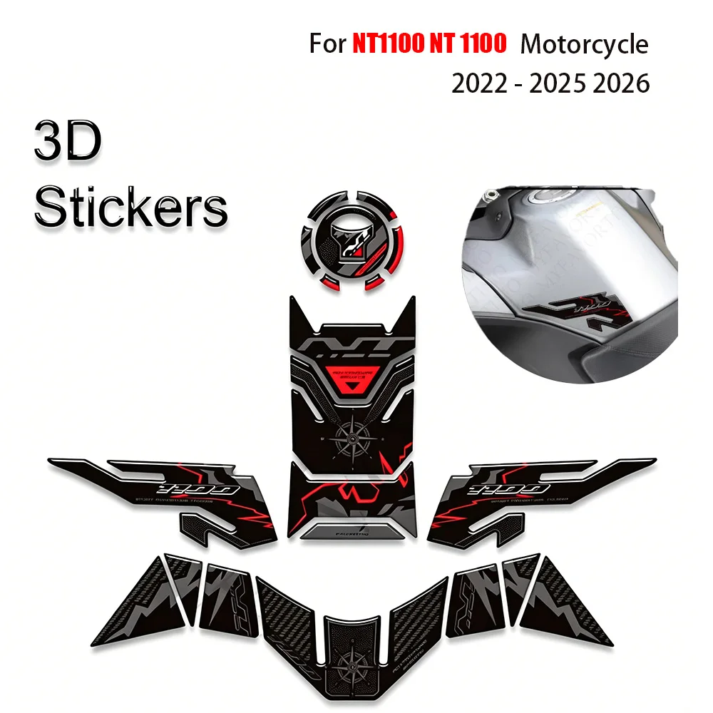 For NT1100 NT 1100 DCT Sport Tourer Tank Pad Side Grips Gas Fuel Oil Knee side handle Stickers Decals Protector 2022-2026
For NT1100 NT 1100 DCT Sport Tourer Tank Pad Side Grips Gas Fuel Oil Knee side handle Stickers Decals Protector 2022-2026