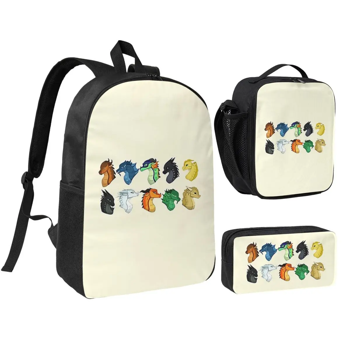 Head Dragons - Wings Of Fire Backpack Boys Girls BookBag School Bag Computer Shoulder Bags 3ps Insulated Lunch Bag Pencil Case
Head Dragons - Wings Of Fire Backpack Boys Girls BookBag School Bag Computer Shoulder Bags 3ps Insulated Lunch Bag Pencil Case