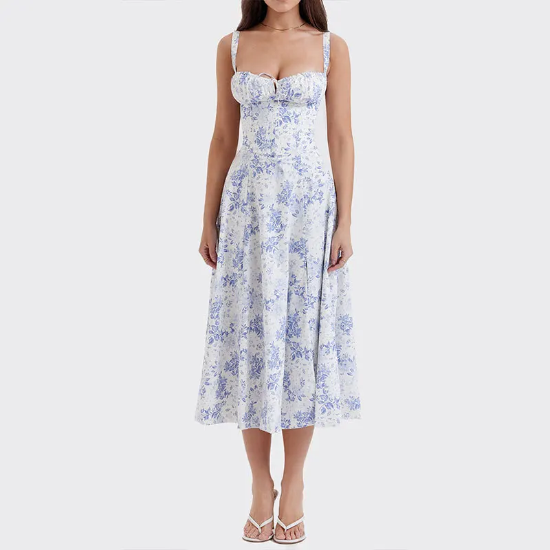 Independent Station Clothing New Floral Square Collar Sexy Split-ended Pendulum Spring Dress for Women Is Fresh and Beautiful
Independent Station Clothing New Floral Square Collar Sexy Split-ended Pendulum Spring Dress for Women Is Fresh and Beautiful