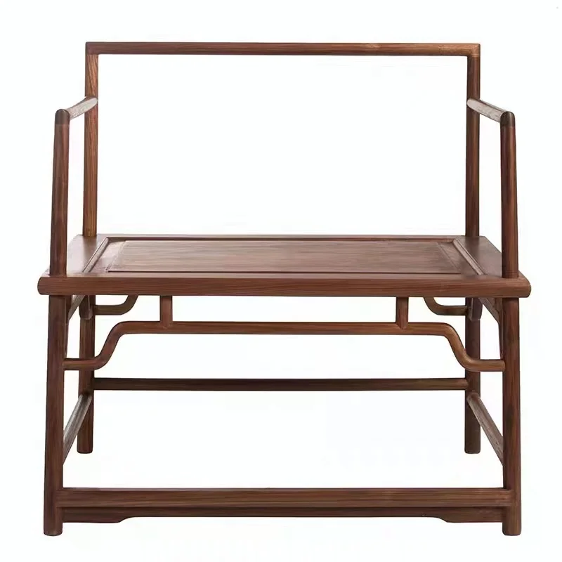 New Chinese black walnut antique Ming meditation meditation chair old elm all solid wood furniture modern and simple
New Chinese black walnut antique Ming meditation meditation chair old elm all solid wood furniture modern and simple