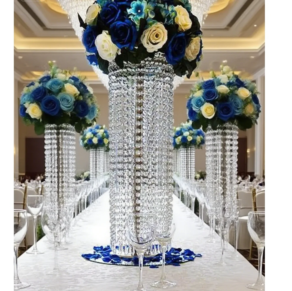 10pcs)60/100cm) Wedding Supplies Gold Metal Crystal Flower Stand Wedding Table Decoration Centerpiece Acrylic Flower vase89
10pcs)60/100cm) Wedding Supplies Gold Metal Crystal Flower Stand Wedding Table Decoration Centerpiece Acrylic Flower vase89