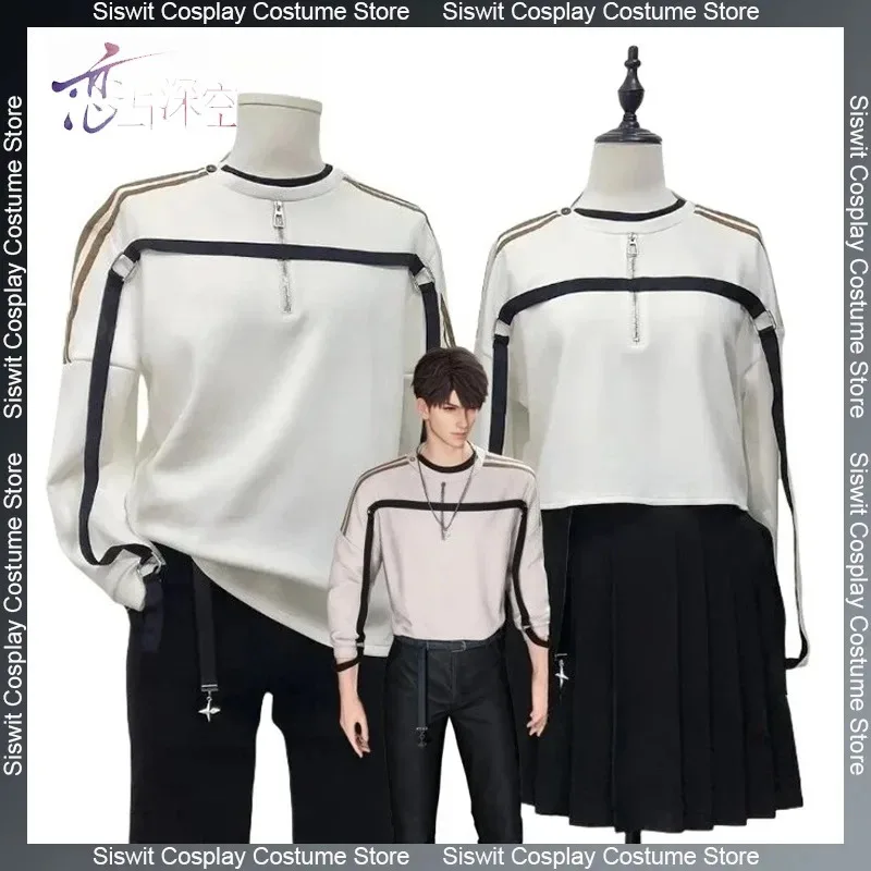 Caleb Cosplay Costume Game Love and Deepspace Brother White Sweatshirt Belt Full Set Men Uniforms Anime Carnival Party Dress Up
Caleb Cosplay Costume Game Love and Deepspace Brother White Sweatshirt Belt Full Set Men Uniforms Anime Carnival Party Dress Up