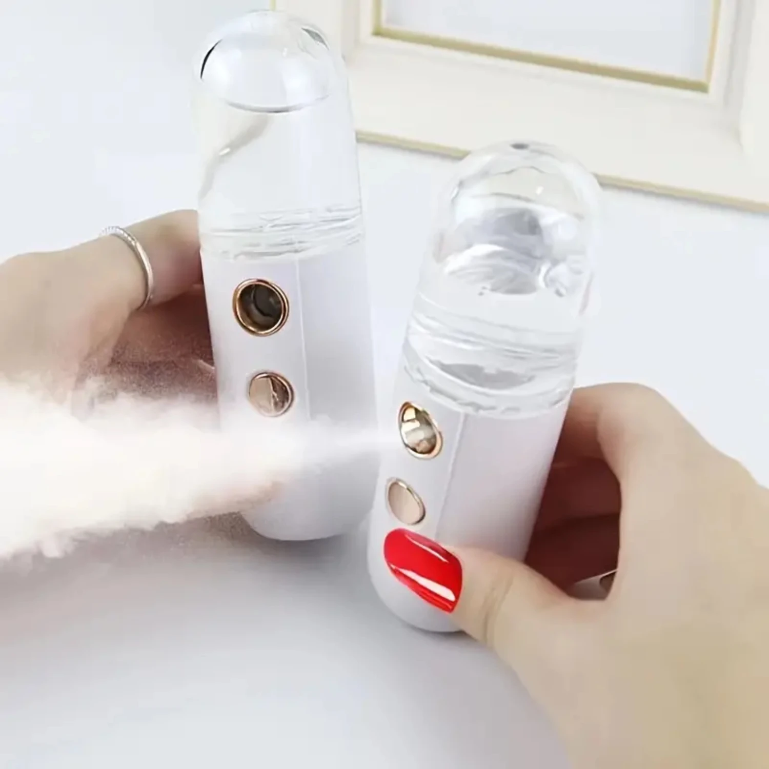 Mist Sprayer Nano Facial Mister - Portable Mini Face Mist for Skin Care Makeup
Mist Sprayer Nano Facial Mister - Portable Mini Face Mist for Skin Care Makeup