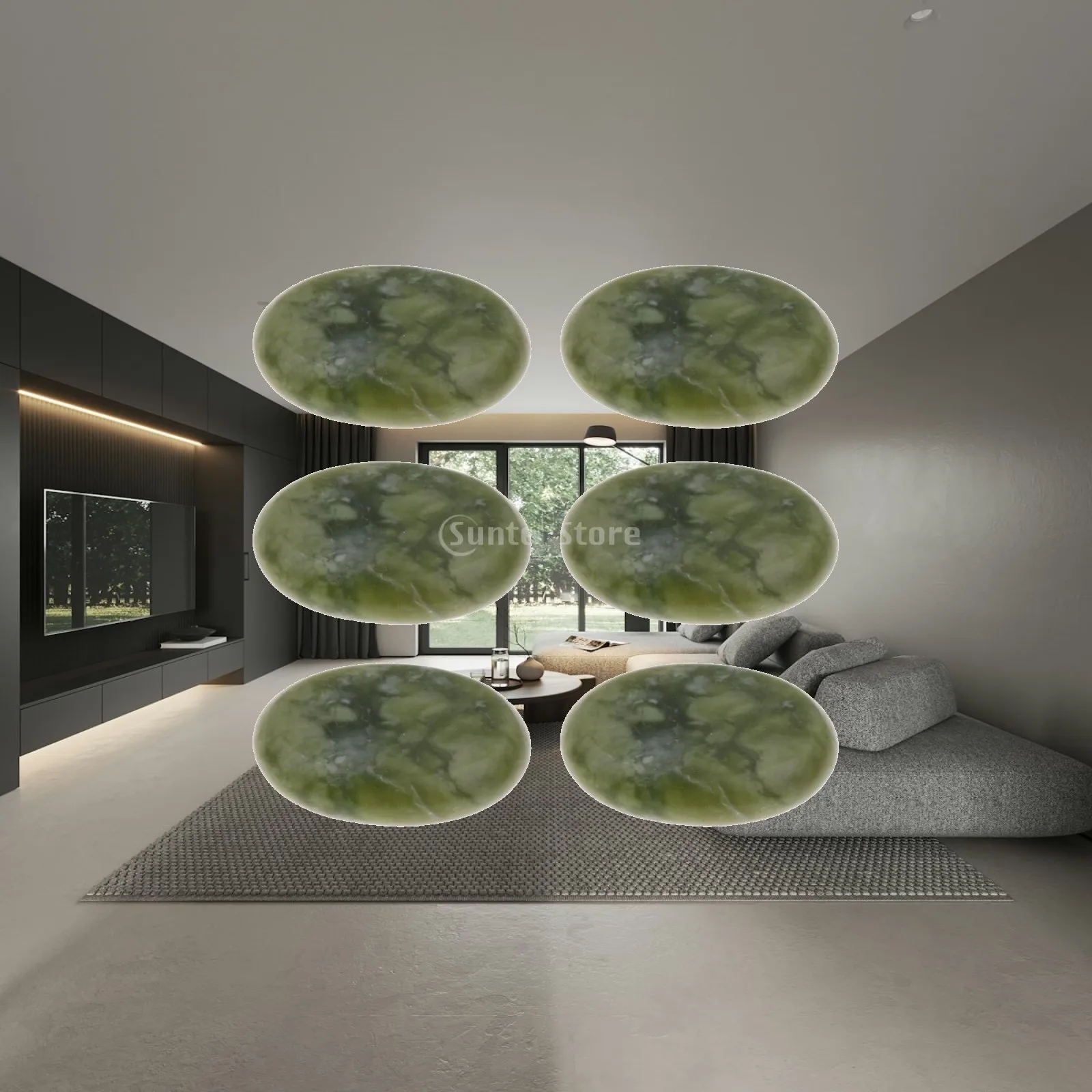 Body Facial Hot Stone Massage Set Polished Olive Jade Stones for Spa Salon Relaxing Therapy
Body Facial Hot Stone Massage Set Polished Olive Jade Stones for Spa Salon Relaxing Therapy