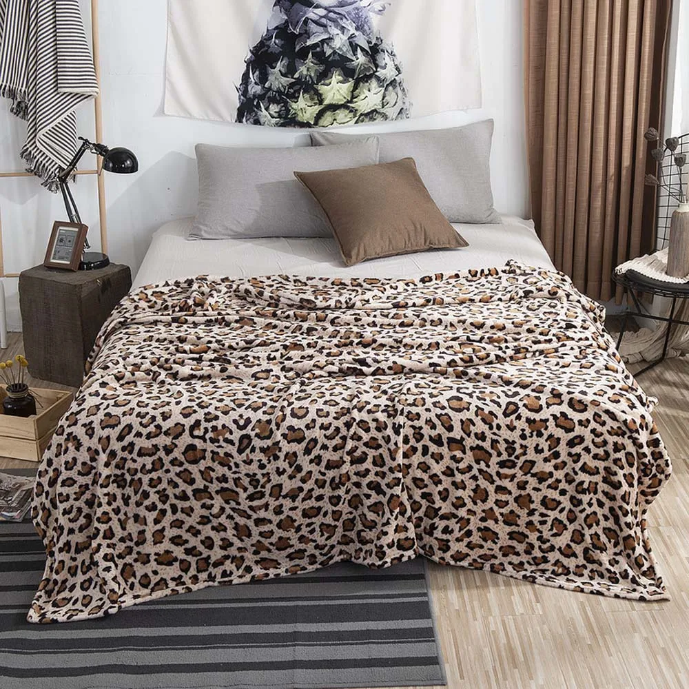 Leopard Winter Warm Plaid Sofa Blanket Comfortable Blanket Zebra Stripes Bed Cover Solid Color Office Supper Soft Travel Blanket
Leopard Winter Warm Plaid Sofa Blanket Comfortable Blanket Zebra Stripes Bed Cover Solid Color Office Supper Soft Travel Blanket