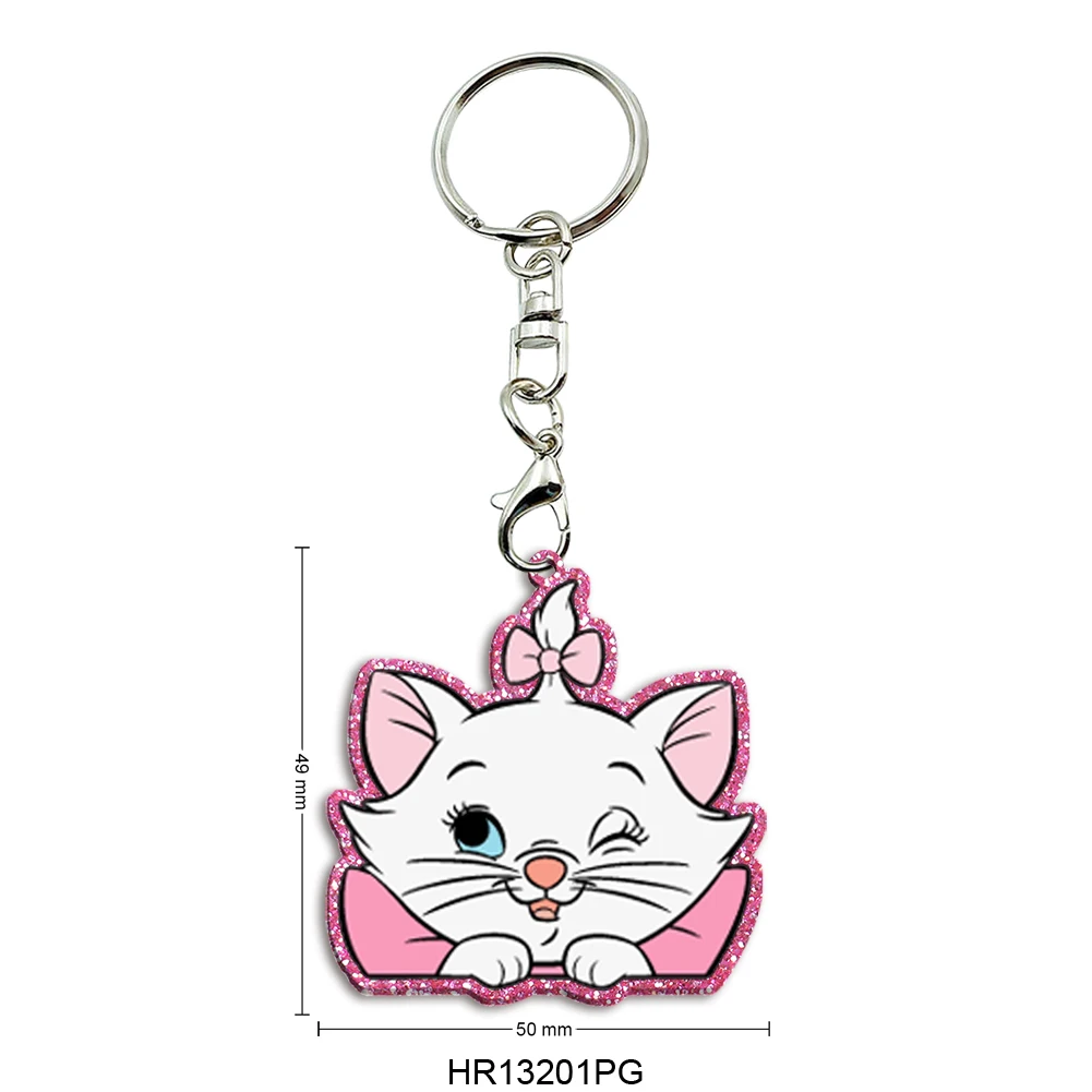 Disney Marie Cartoon Pink Chunky Glitter Acrylic Keychain Photo Trinket Printing Design Game Keychains Bag Pendants
Disney Marie Cartoon Pink Chunky Glitter Acrylic Keychain Photo Trinket Printing Design Game Keychains Bag Pendants