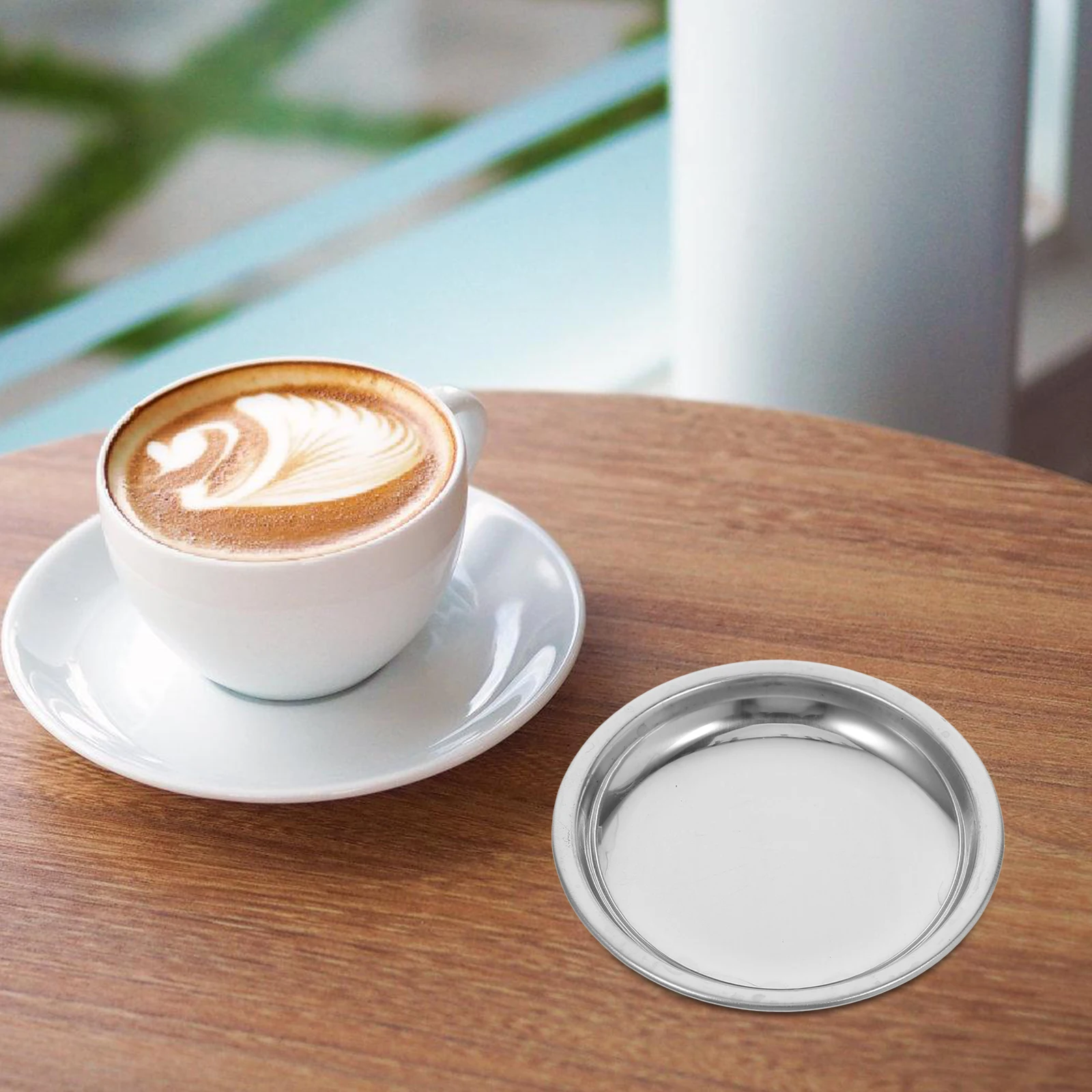 6pcs Stainless Steel Tea Bag Dish Coffee Strainer Mesh Ball Round Saucer Filter Metal Loose Leaf Infuser Drip Tray Reusable 
6pcs Stainless Steel Tea Bag Dish Coffee Strainer Mesh Ball Round Saucer Filter Metal Loose Leaf Infuser Drip Tray Reusable