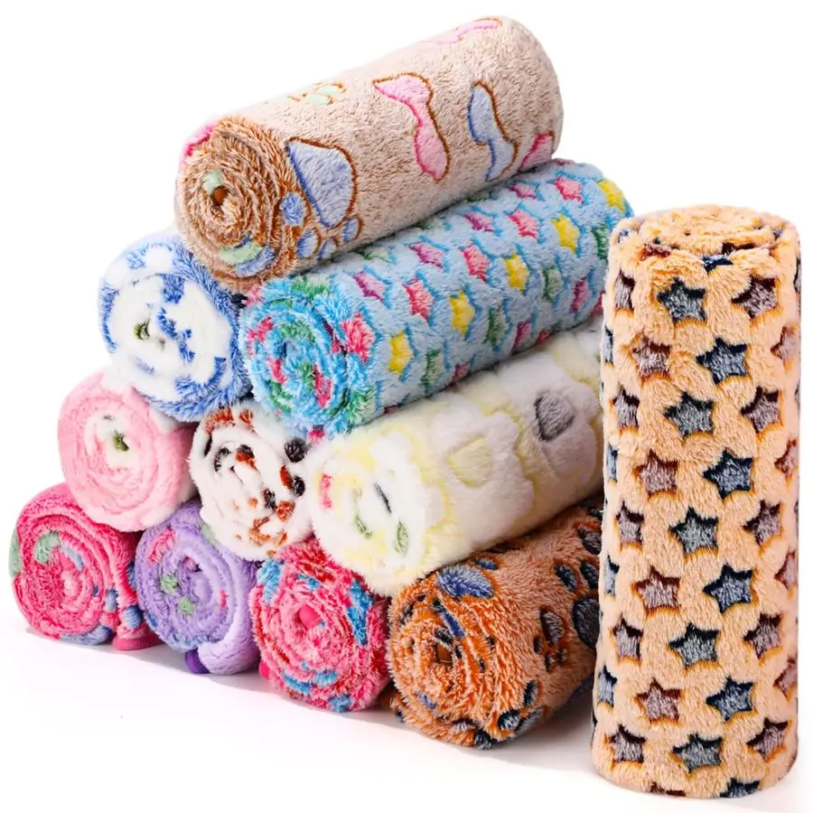 12 Pieces Puppy Blanket Warm Cat Dog Sleep Mat Pet Kitten Fleece Doggy Blankets with Cute Dog Paw Bone Star Elephant Patterns Pr
12 Pieces Puppy Blanket Warm Cat Dog Sleep Mat Pet Kitten Fleece Doggy Blankets with Cute Dog Paw Bone Star Elephant Patterns Pr