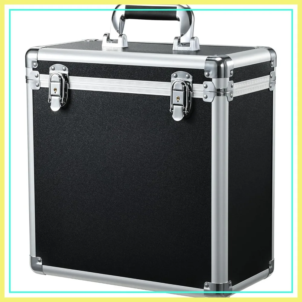 Aluminum Vinyl Record Storage Case Holds 30+ LPs, Waterproof Collapsible Crate with Mesh Bag, 7/10/12 Inch
Aluminum Vinyl Record Storage Case Holds 30+ LPs, Waterproof Collapsible Crate with Mesh Bag, 7/10/12 Inch