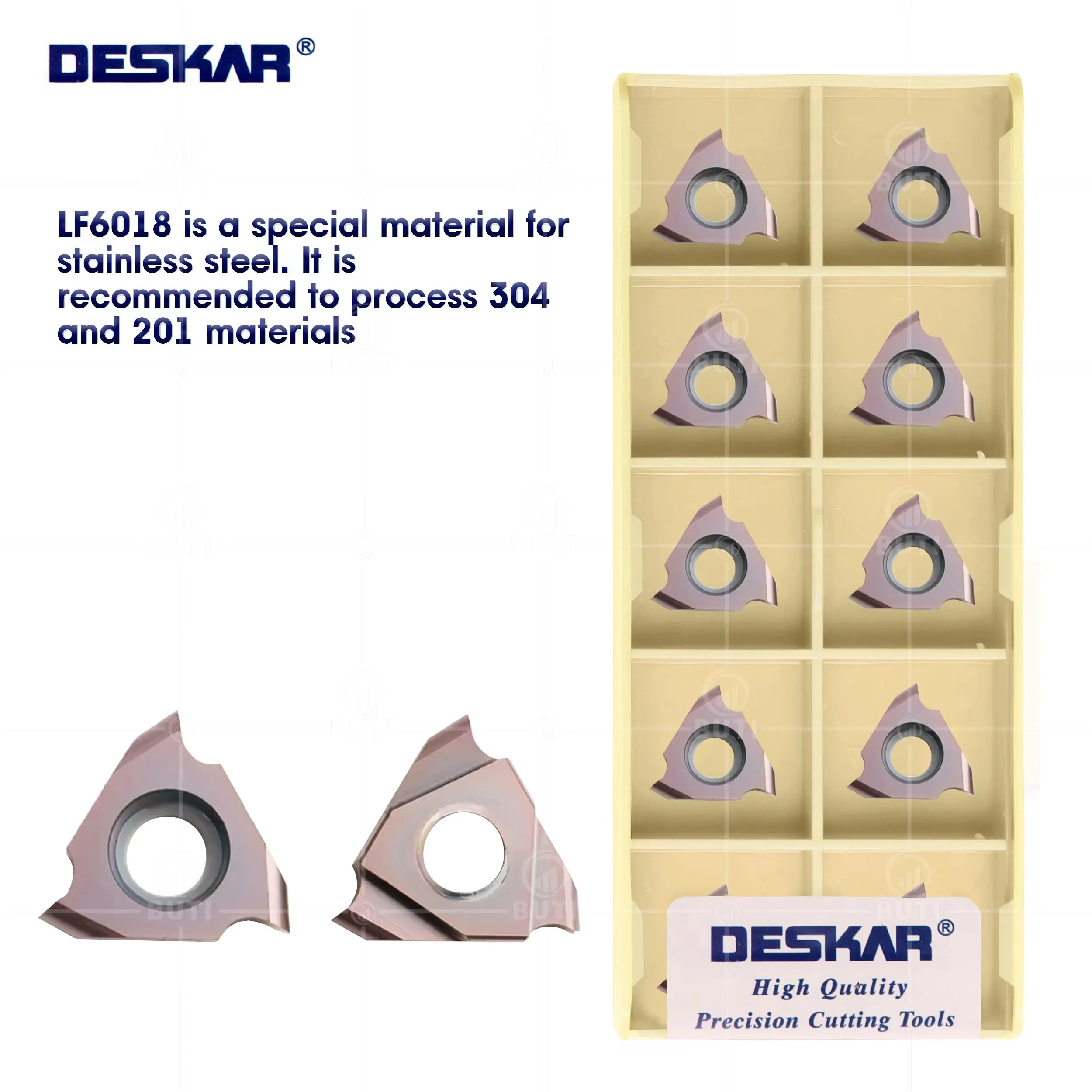 DESKAR 100% оригинальное режущее лезвие с прорезями TGF32R/L LF6018, токарный станок с ЧПУ, твердосплавные вставки, инструмент, материал нержавеющей стали
DESKAR 100% оригинальное режущее лезвие с прорезями TGF32R/L LF6018, токарный станок с ЧПУ, твердосплавные вставки, инструмент, материал нержавеющей стали