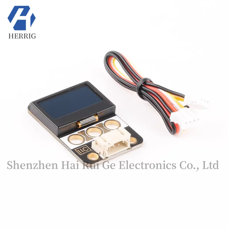 0.96 inch OLED display module IIC communication programmable compatible with Arduino control board block socket
0.96 inch OLED display module IIC communication programmable compatible with Arduino control board block socket