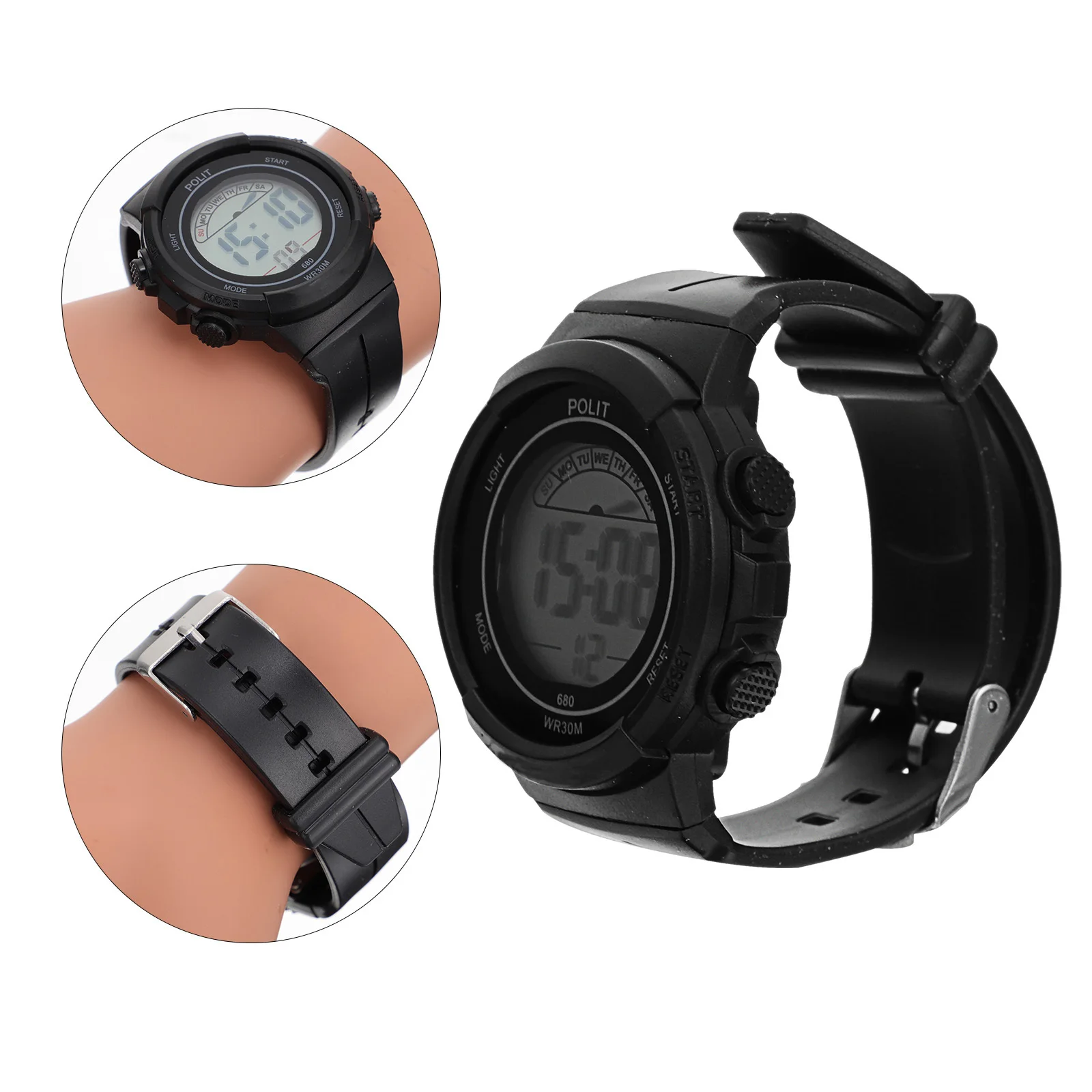 1pc Luminous Waterproof Electronic Watch For Digital Sports Watch With Alarm Calendar Outdoor Running Swimming Hiking
1pc Luminous Waterproof Electronic Watch For Digital Sports Watch With Alarm Calendar Outdoor Running Swimming Hiking