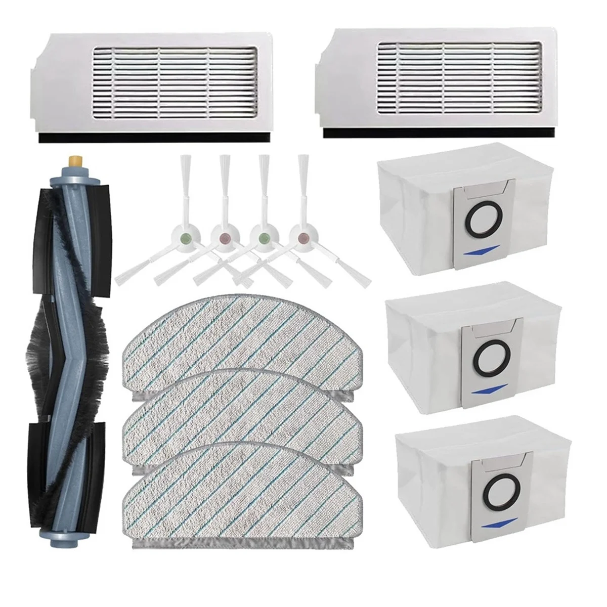 Аксессуары для робота-пылесоса ECOVACS DEEBOT T10 Plus/ T10, фильтр НЕРА, насадки для швабры, мешки для пыли
Аксессуары для робота-пылесоса ECOVACS DEEBOT T10 Plus/ T10, фильтр НЕРА, насадки для швабры, мешки для пыли