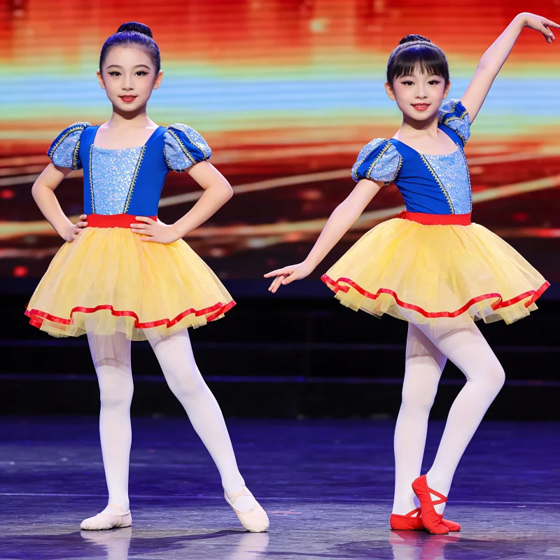 Girls Princess Dress Sequin Puff Sleeve Tutu Skirt Kids Costume Party Halloween Wear 3-8Y Stage Performance Outfit
Girls Princess Dress Sequin Puff Sleeve Tutu Skirt Kids Costume Party Halloween Wear 3-8Y Stage Performance Outfit