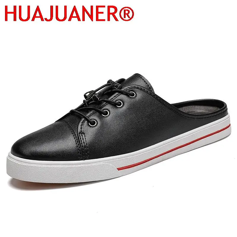 New Classic Half Drag Genuine Leather Mens Shoes Breathable Outdoor Footwear High Quality Handmade Slippers Male Fashion Sandals
New Classic Half Drag Genuine Leather Mens Shoes Breathable Outdoor Footwear High Quality Handmade Slippers Male Fashion Sandals