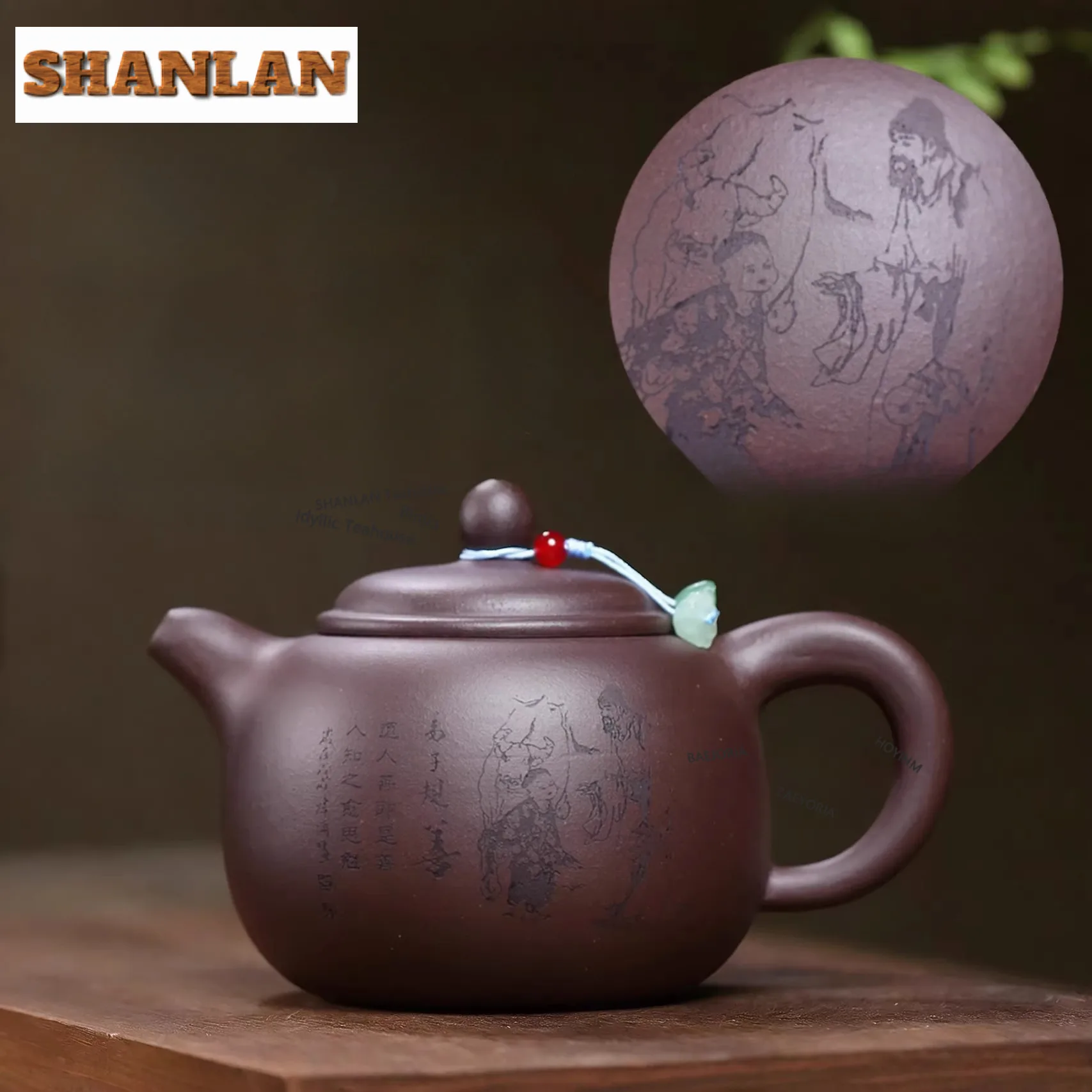 340ml Boutique Yixing Purple Clay Teapots Handmade Liquor Music Dragon Vase Pot Raw Ore Mud Tea Making Kettle Chinese Zisha Gift
340ml Boutique Yixing Purple Clay Teapots Handmade Liquor Music Dragon Vase Pot Raw Ore Mud Tea Making Kettle Chinese Zisha Gift