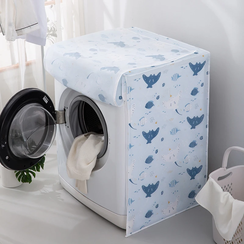 Drum Washing Machine Dust Cover Cute Cartoon Print Transparent Waterproof Covers Household Dust Cloth For Washing Machine New
Drum Washing Machine Dust Cover Cute Cartoon Print Transparent Waterproof Covers Household Dust Cloth For Washing Machine New