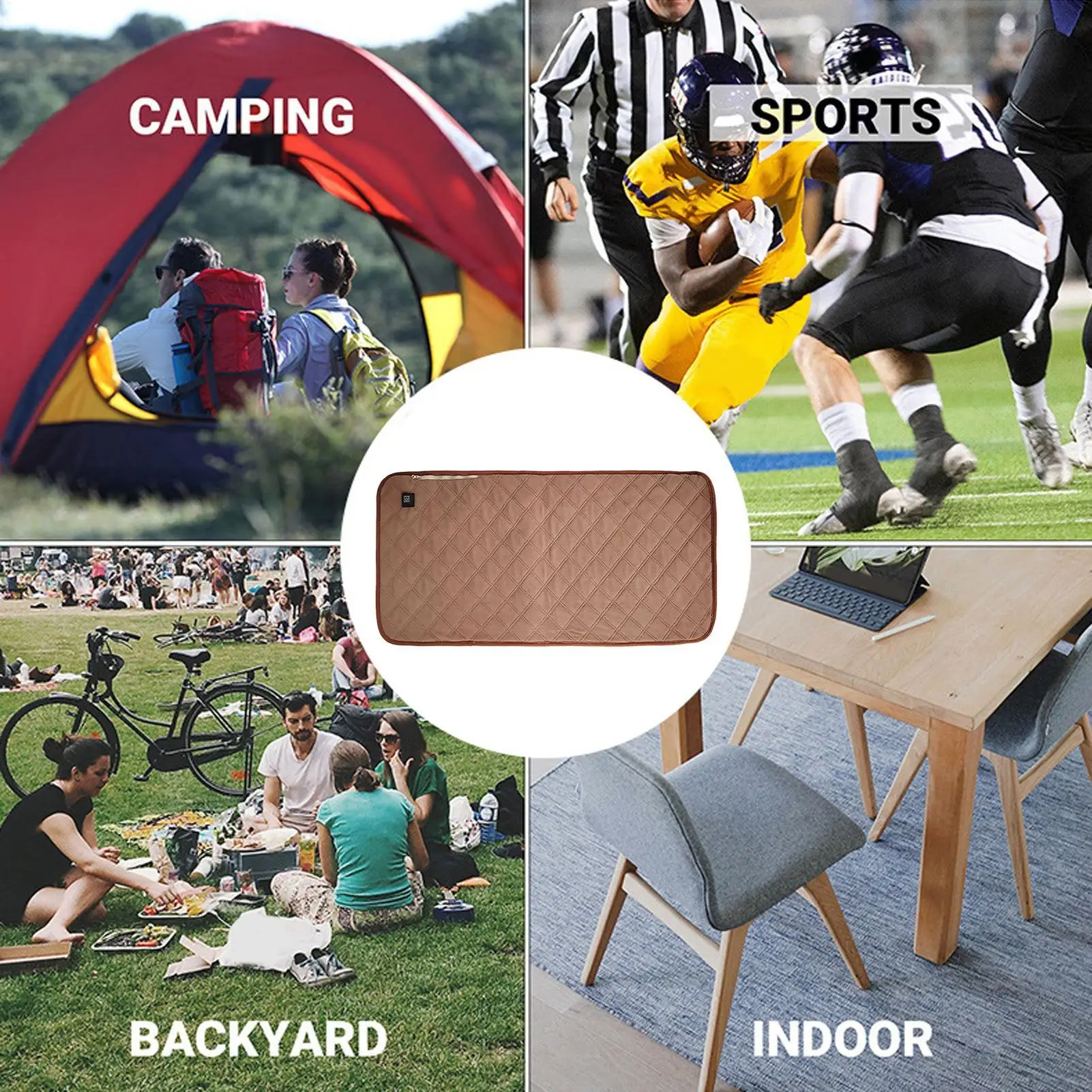 USB Heated Seat Cushion for Office Chair heated Mat with 3 Mode Portable Electric Blanket for Indoor Outdoor Winter Sport Events
USB Heated Seat Cushion for Office Chair heated Mat with 3 Mode Portable Electric Blanket for Indoor Outdoor Winter Sport Events