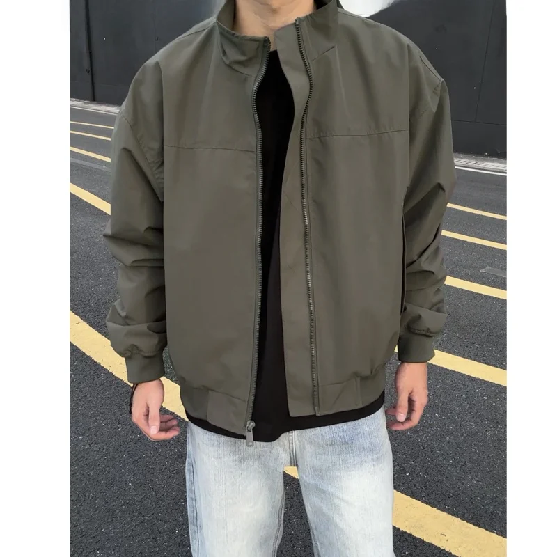 American Retro ort Baseball Jaet Men's Spring Autumn Stand Collar Pilot Jaet Outerwear Loose Fit Waterproof Polyester
American Retro ort Baseball Jaet Men's Spring Autumn Stand Collar Pilot Jaet Outerwear Loose Fit Waterproof Polyester