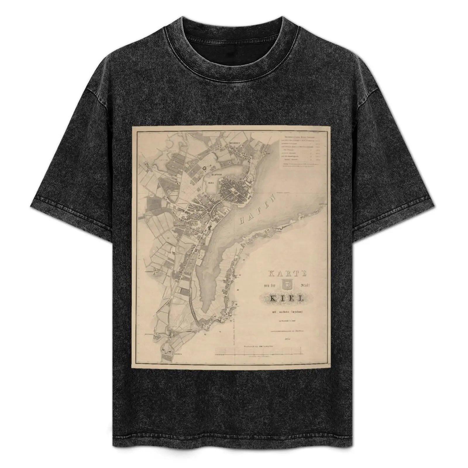Vintage map of Kiel Germany (1853) T-Shirt Street Art Print Tee Shirt
Vintage map of Kiel Germany (1853) T-Shirt Street Art Print Tee Shirt