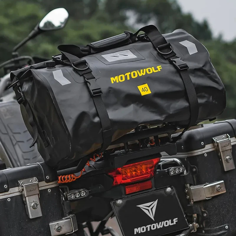 Waterproof Motorcycle Tail Bag Travel Outdoor Dry Luggage Roll Pack Bag 40/66 Motorbike Luggage Backpack Motorcycle Seat Bag
Waterproof Motorcycle Tail Bag Travel Outdoor Dry Luggage Roll Pack Bag 40/66 Motorbike Luggage Backpack Motorcycle Seat Bag