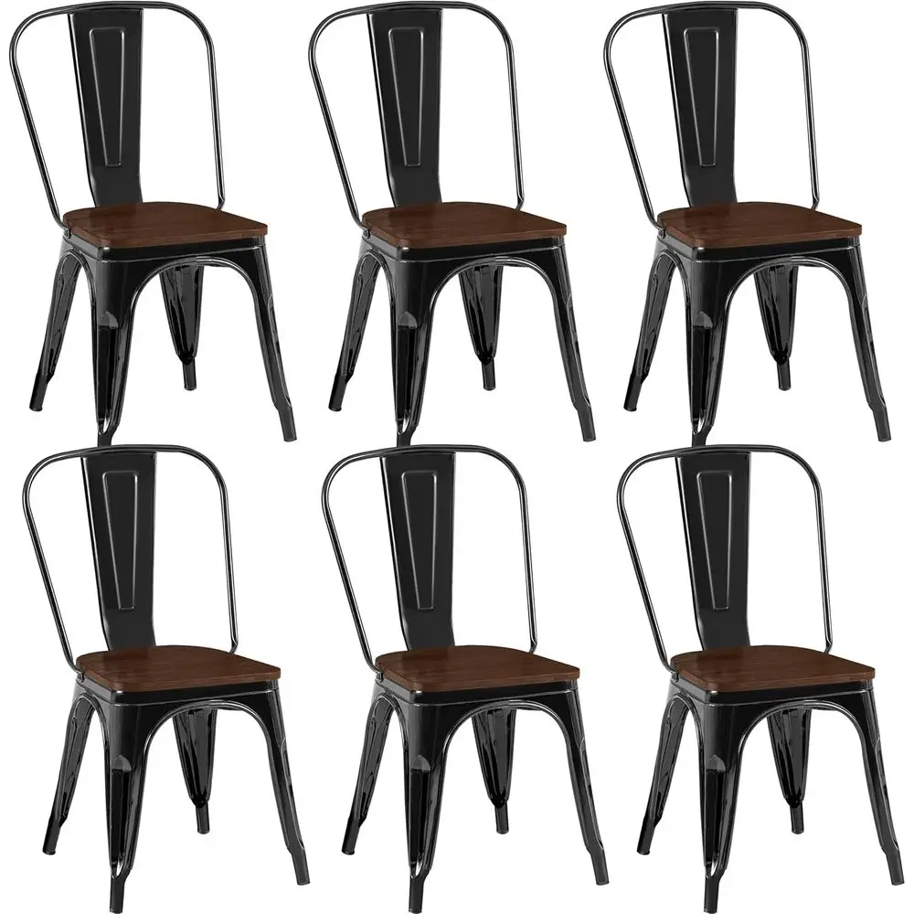 6-Piece Stackable Metal Dining Chairs Set, Suitable for Indoor/Outdoor, Kitchen, Cafe, Restaurant, Bistro, and Patio with High B
6-Piece Stackable Metal Dining Chairs Set, Suitable for Indoor/Outdoor, Kitchen, Cafe, Restaurant, Bistro, and Patio with High B