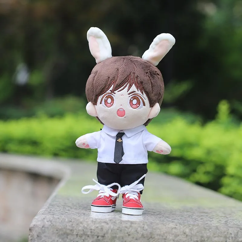 Fashion 20CM Star Doll Clothes Cool Leather Jacket+Shirt+Tie+Pants Dress Up Cute Plush Doll Accessories EXO idol Doll Fans Toy
Fashion 20CM Star Doll Clothes Cool Leather Jacket+Shirt+Tie+Pants Dress Up Cute Plush Doll Accessories EXO idol Doll Fans Toy