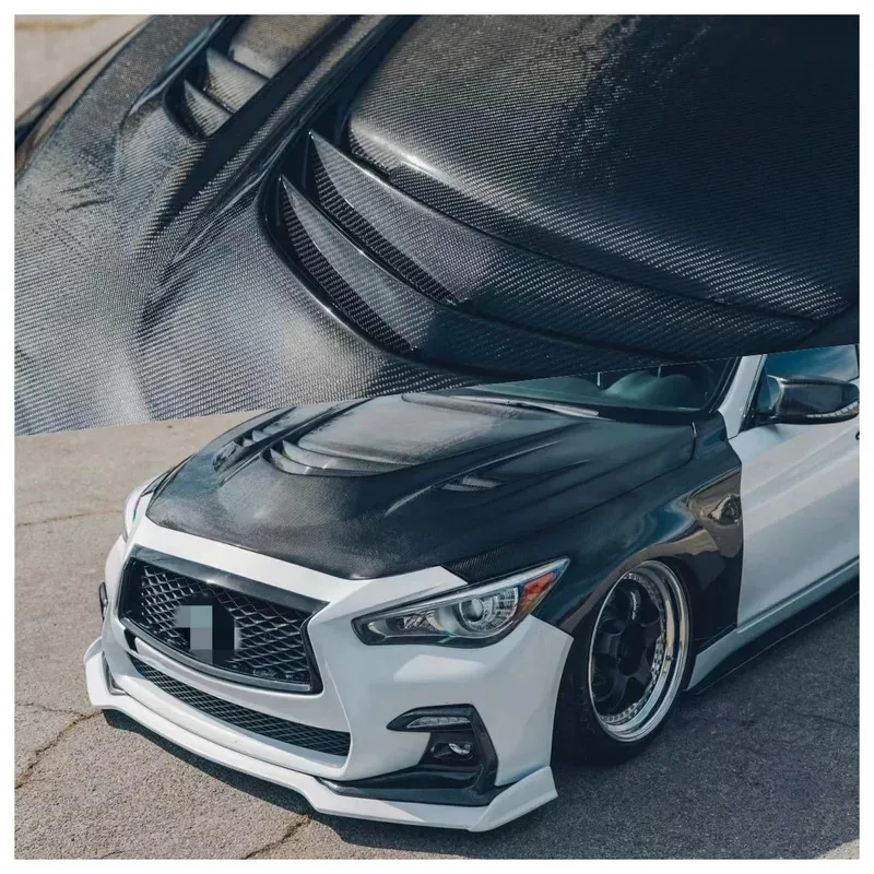 MRD Demon style V5 Carbon hood Q50 2014+ carbon fiber honeycomb
MRD Demon style V5 Carbon hood Q50 2014+ carbon fiber honeycomb