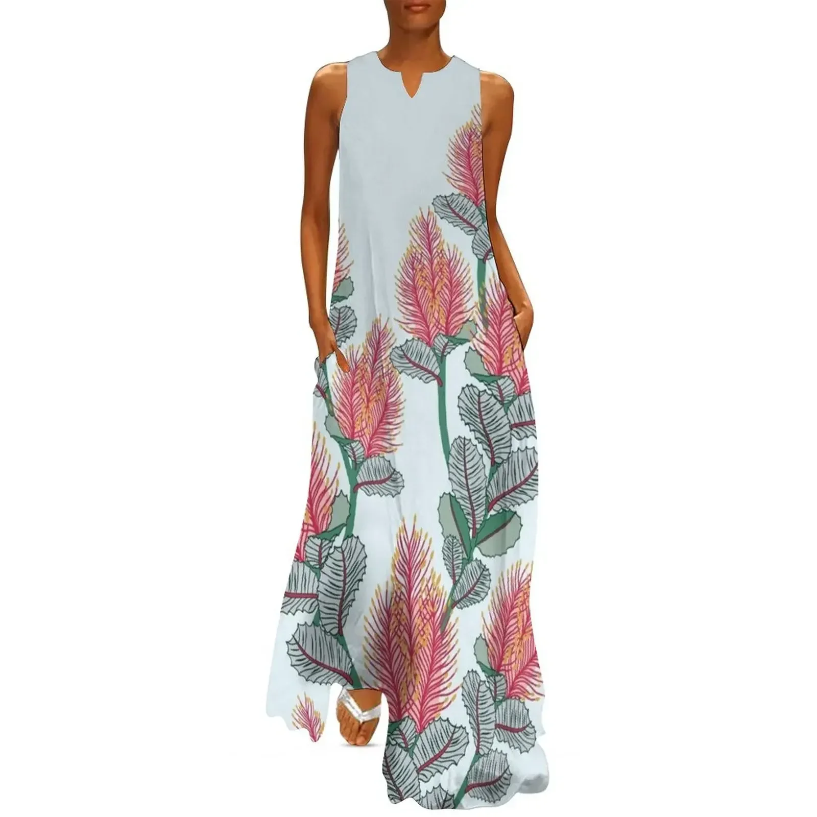 Banksia Bush Flowers Long Dress dress for women summer dresses for woman sexy dress evening
Banksia Bush Flowers Long Dress dress for women summer dresses for woman sexy dress evening