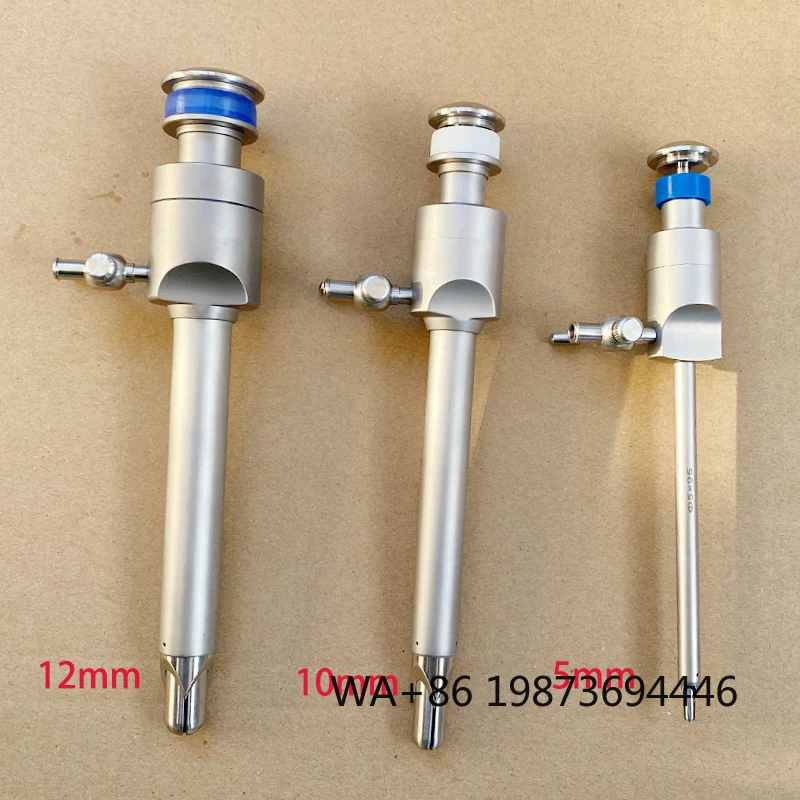 Reusable Stainless Steel Laparoscopic Trocar, Autoclavable Screw Trocars 5/10mm
Reusable Stainless Steel Laparoscopic Trocar, Autoclavable Screw Trocars 5/10mm