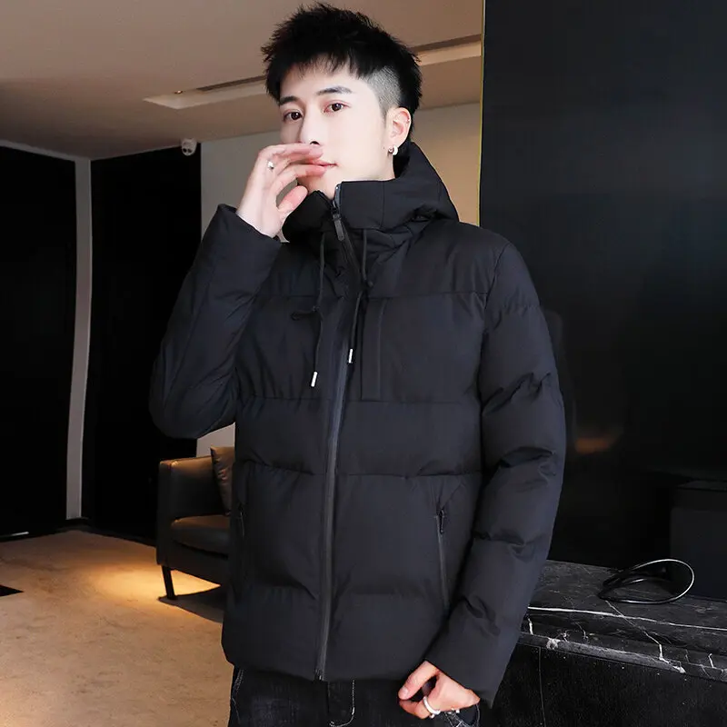 Solid Men Parka Hooded Long Sleeve Parkas Spliced Coats Cardigan Outerwear Jacket Zipper Pockets Casual 2025 Winter Loose
Solid Men Parka Hooded Long Sleeve Parkas Spliced Coats Cardigan Outerwear Jacket Zipper Pockets Casual 2025 Winter Loose