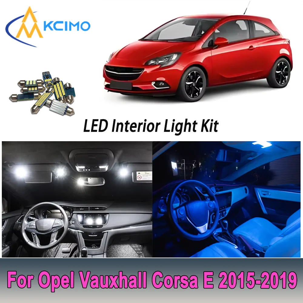 KCIMO Premium Bright LED For Opel Vauxhall Corsa E (2015-2019) Interior Light Bulb Dome Map Trunk Light Kit Car Led Lamps Canbus
KCIMO Premium Bright LED For Opel Vauxhall Corsa E (2015-2019) Interior Light Bulb Dome Map Trunk Light Kit Car Led Lamps Canbus