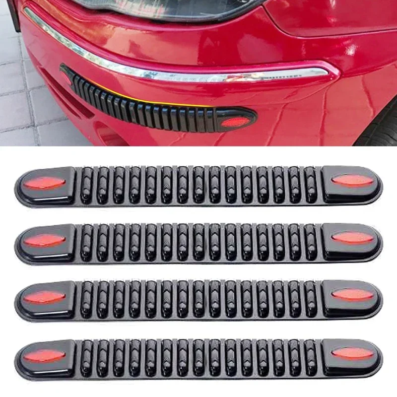 For 4pcs 41 X 5CM Car Protector Front Bumper Lip Splitter Silane Rear Bumper Protector Guard Scratch Sticker Rubber White Black
For 4pcs 41 X 5CM Car Protector Front Bumper Lip Splitter Silane Rear Bumper Protector Guard Scratch Sticker Rubber White Black