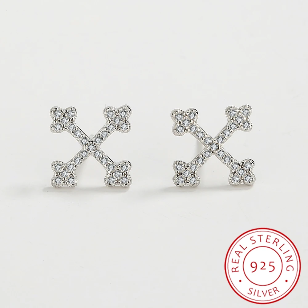 2022 NEW Trend Cross Snowflake Stud Earrings For Women Original Genuine Sterling S925 Silver Full of Diamonds Engagement Jewelry
2022 NEW Trend Cross Snowflake Stud Earrings For Women Original Genuine Sterling S925 Silver Full of Diamonds Engagement Jewelry
