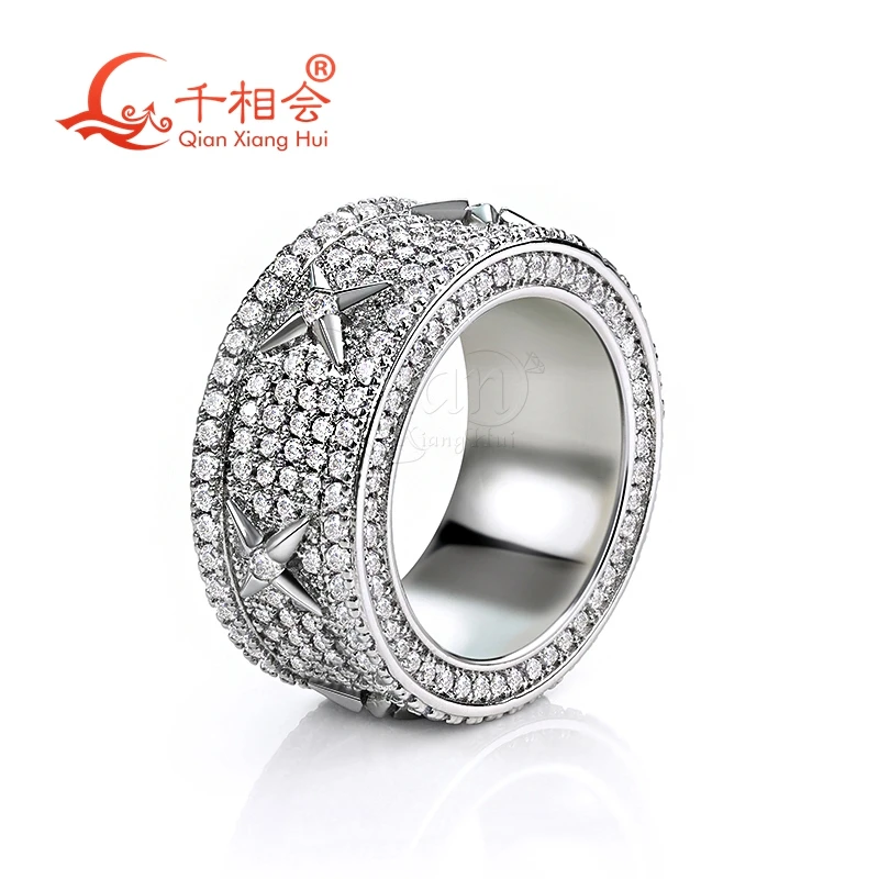 11.5mm four-angle star eternal band white moissanite ring S925 Silver hip hop women Men's Ring Luxury Style gift wedding dating
11.5mm four-angle star eternal band white moissanite ring S925 Silver hip hop women Men's Ring Luxury Style gift wedding dating
